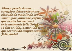 mensagem de otimismo abra a janela do coração