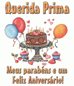 felicidades prima te adoro