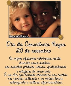 mensagem consciencia negra