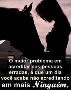 nunca acredite em palavras negativas