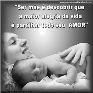 mensagem de amor dom de ser mãe