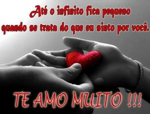 te amo muito meu amor