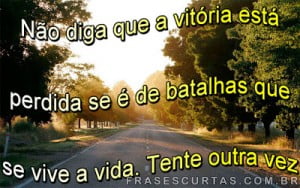 mensagem otimismo - nao desista e tente novamente