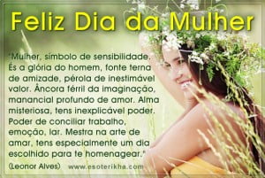 frases romanticas dia internacional da mulher