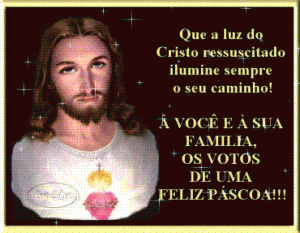 mensagem feliz pascoa com Jesus Cristo