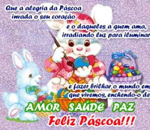 mensagem feliz pascoa que a paz esteja com voce