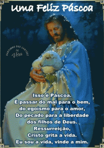 mensagem feliz páscoa cristã