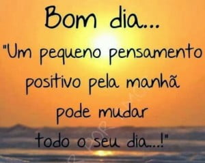 linda mensagem com bom dia