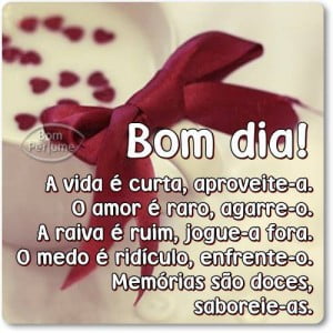 mensagens com amor bom dia