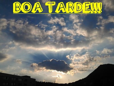 mensagem boa tarde com chuva de bençãos