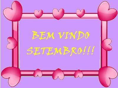 bem vindo setembro mensagem com amor