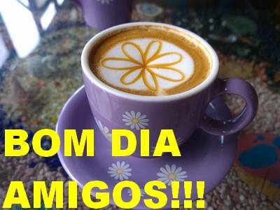 mensagem bom dia com xícara de cafe