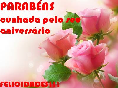 feliz aniversario cunhada