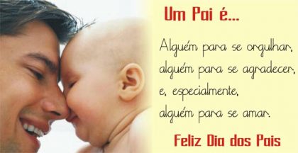 mensagem feliz dia dos pais