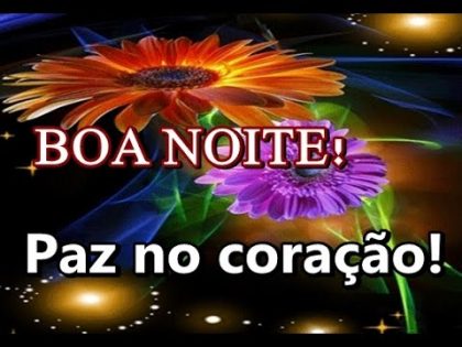mensagem boa noite com paz para todos nos