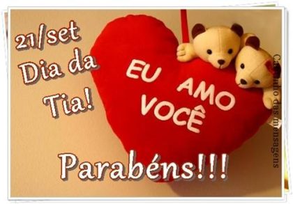 mensagem dia das tias