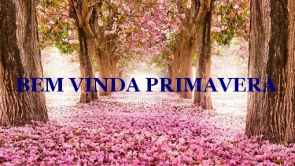 que nossa primavera seja maravilhosa