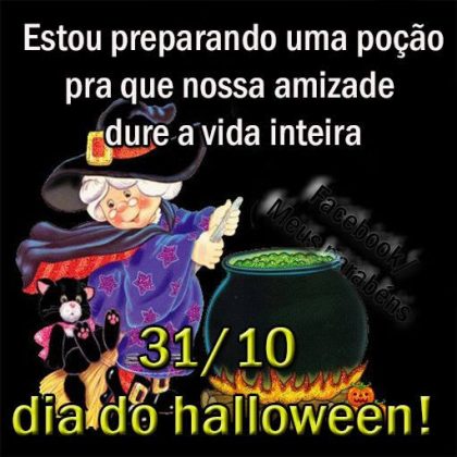 mensagem dia das bruxas