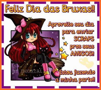 feliz dia das bruxas com carinho