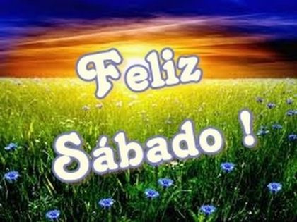 feliz e vitorioso sabado com carinho