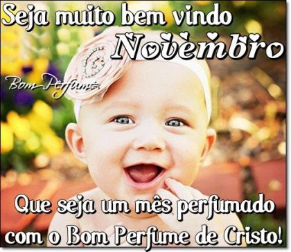 mensagem feliz e vitorioso novembro