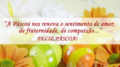 mensagem de feliz pascoa para familia