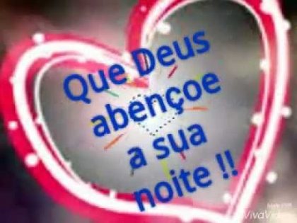 Que nossa noite seja abençoada e com paz