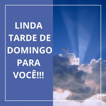 mensagens de boa tarde domingo