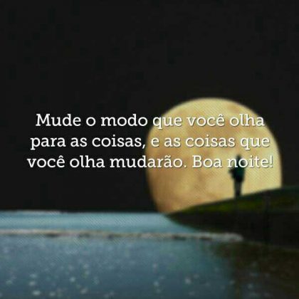 a mensagem de boa noite