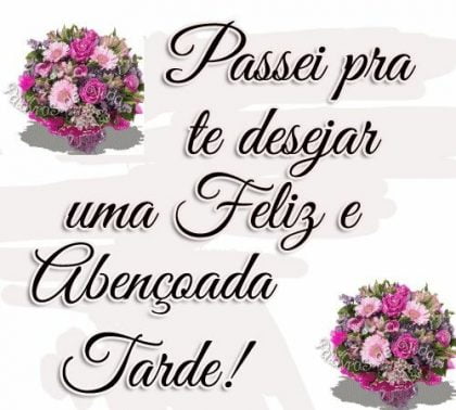 feliz boa tarde para voce