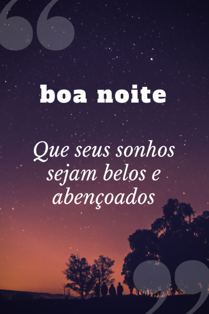 mensagem de boa noite para zap