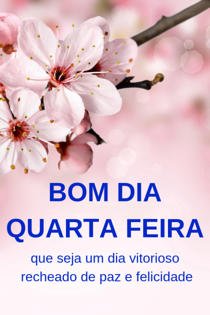 bom dia de quarta feira
