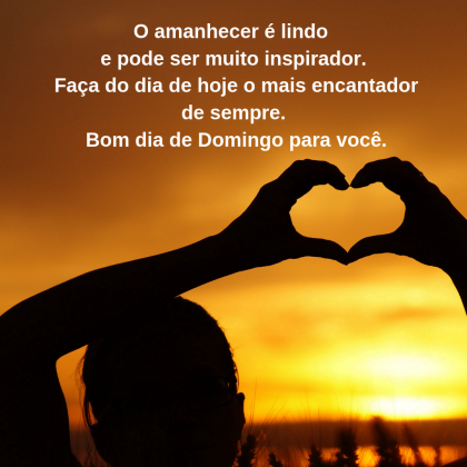 bom dia de domingo vitorioso