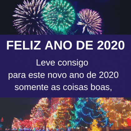feliz ano novo 2020