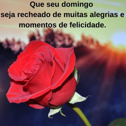 mensagens bom domingo