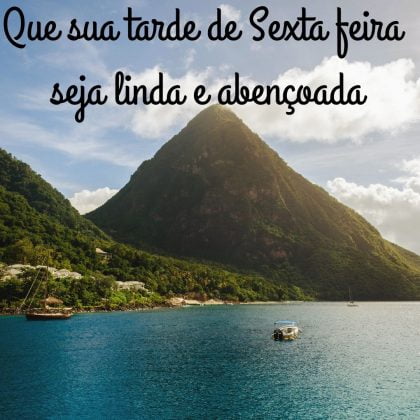 boa tarde sexta feira