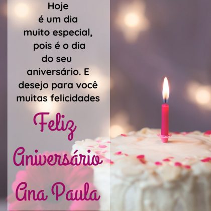 parabéns ana paula