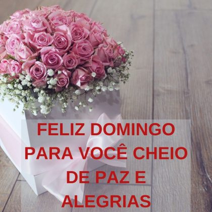 feliz domingo bom dia para voce