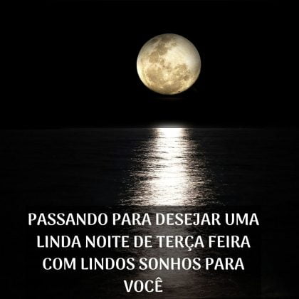 mensagens de boa noite terça feira